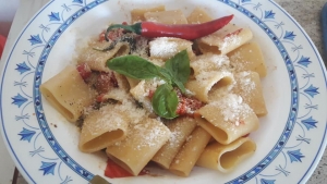 Schiaffoni del contadino al vino