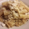 Rigatoni in crema di ceci