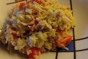 Risotto farro e pomodorini