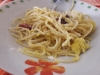 Spaghetti guanciale e uova - piatto veloce