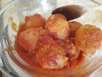 Polpette di riso al sugo
