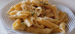 Pennette zucchine e uova