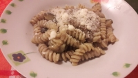 Fusilli zucchine, finocchio e crema di lenticchie
