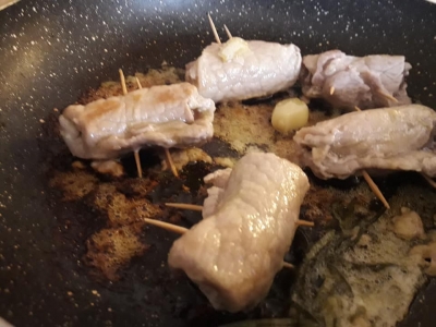 Involtini arista e luganica