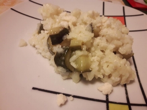 Risotto con zucchine