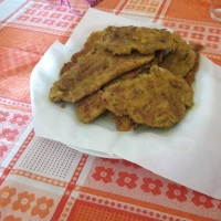 Petto di pollo panato