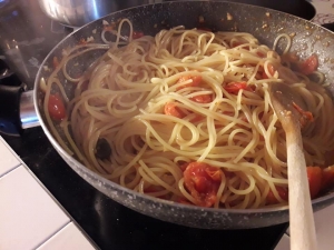 Spaghetti al pomodorino fresco