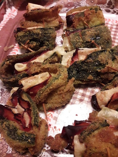 Zucchine a presina ripiene