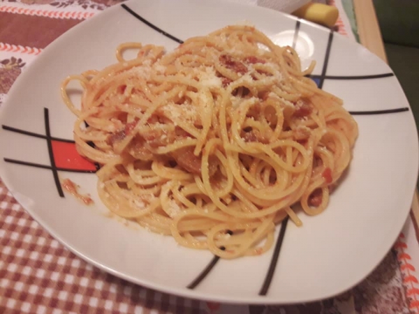 Spaghetti all'amatriciana