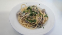 Spaghetti alla chitarra con lupini