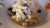 Fusilli salsiccia e olive in vellutata di fagioli